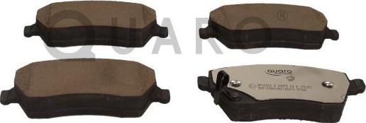 QUARO QP2261C - Brake Pad Set, disc brake www.autospares.lv