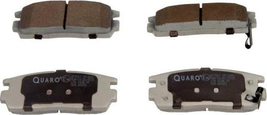 QUARO QP7567 - Тормозные колодки, дисковые, комплект www.autospares.lv