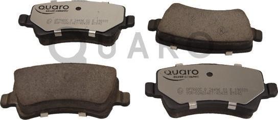 QUARO QP7660C - Тормозные колодки, дисковые, комплект www.autospares.lv