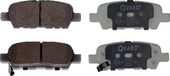 QUARO QP7685 - Brake Pad Set, disc brake www.autospares.lv