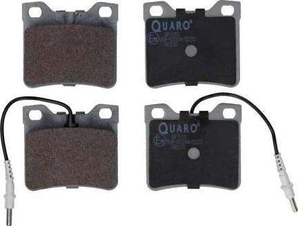 QUARO QP7191 - Тормозные колодки, дисковые, комплект www.autospares.lv