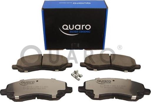 QUARO QP7145C - Тормозные колодки, дисковые, комплект www.autospares.lv