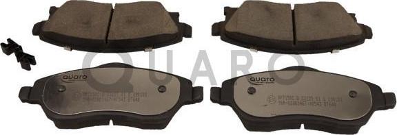 QUARO QP7150C - Тормозные колодки, дисковые, комплект www.autospares.lv