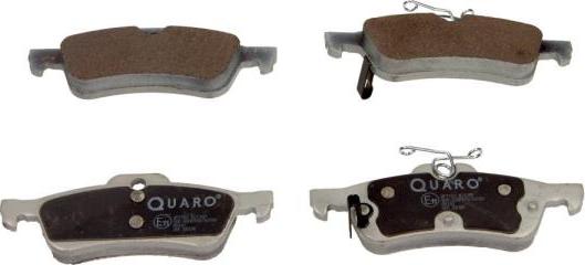 QUARO QP7702 - Тормозные колодки, дисковые, комплект www.autospares.lv