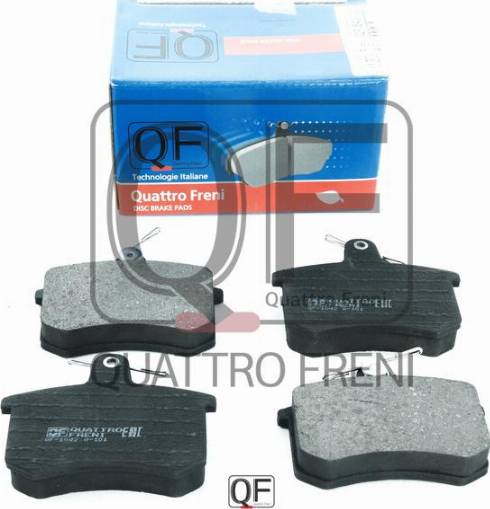 Quattro Freni QF54200 - Тормозные колодки, дисковые, комплект www.autospares.lv