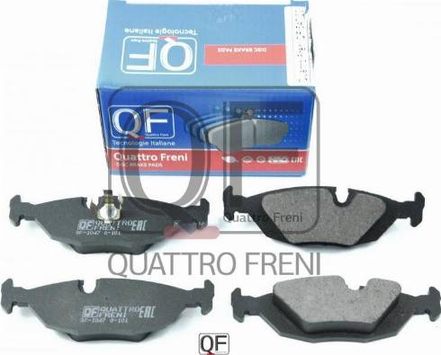 Quattro Freni QF54700 - Bremžu uzliku kompl., Disku bremzes autospares.lv