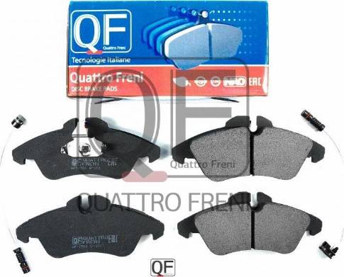 Quattro Freni QF500121 - Тормозные колодки, дисковые, комплект www.autospares.lv