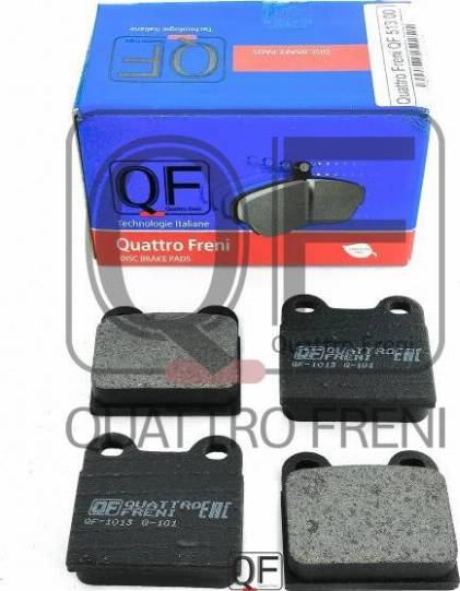 Quattro Freni QF51300 - Тормозные колодки, дисковые, комплект www.autospares.lv