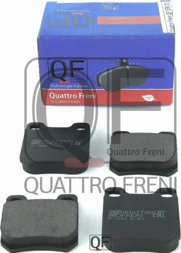 Quattro Freni QF53800 - Тормозные колодки, дисковые, комплект www.autospares.lv