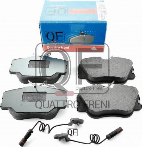 Quattro Freni QF52210 - Тормозные колодки, дисковые, комплект www.autospares.lv