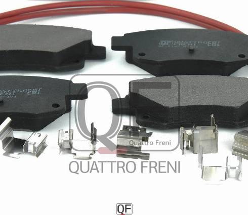 Quattro Freni QF64750 - Bremžu uzliku kompl., Disku bremzes www.autospares.lv