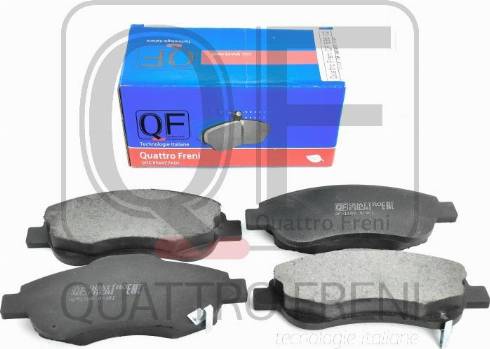 Quattro Freni QF68602 - Тормозные колодки, дисковые, комплект www.autospares.lv