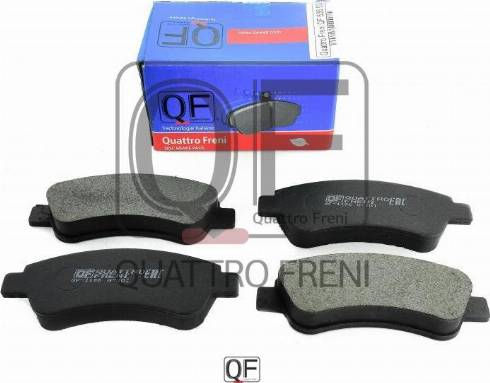 Quattro Freni QF63600 - Brake Pad Set, disc brake www.autospares.lv