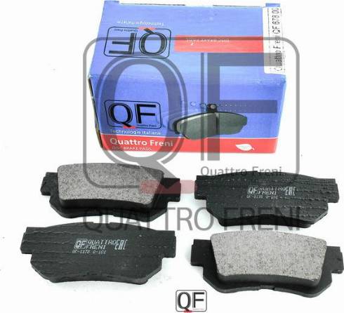 Quattro Freni QF67800 - Brake Pad Set, disc brake www.autospares.lv