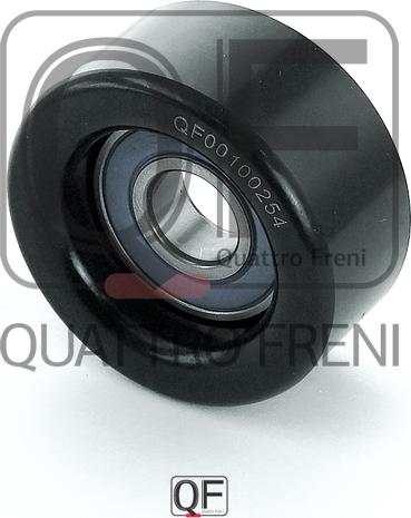 Quattro Freni QF00100254 - Ролик, поликлиновый ремень www.autospares.lv