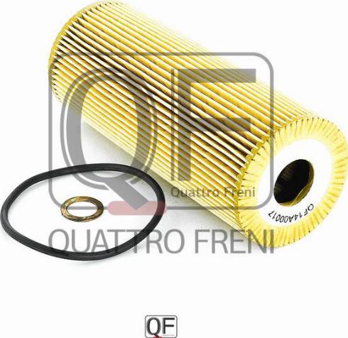 Quattro Freni QF14A00017 - Oil Filter www.autospares.lv