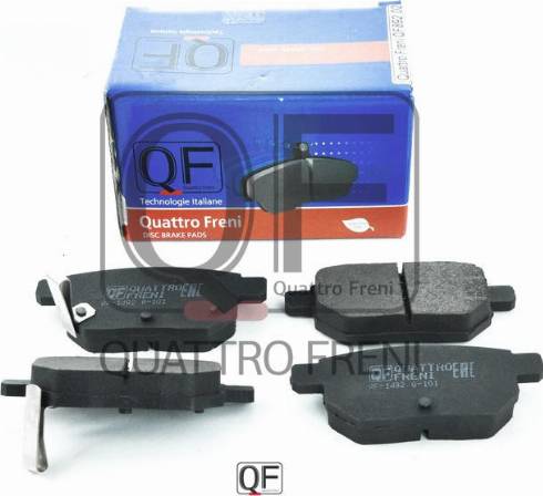 Quattro Freni QF89202 - Тормозные колодки, дисковые, комплект www.autospares.lv