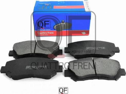 Quattro Freni QF84600 - Brake Pad Set, disc brake www.autospares.lv