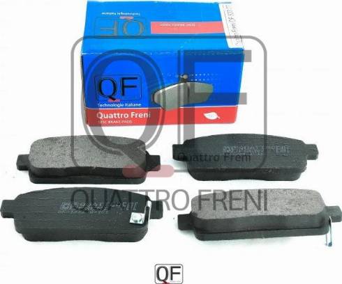 Quattro Freni QF83302 - Тормозные колодки, дисковые, комплект www.autospares.lv