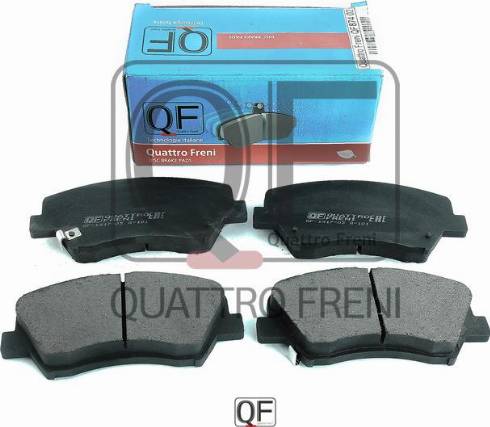 Quattro Freni QF87402 - Тормозные колодки, дисковые, комплект www.autospares.lv