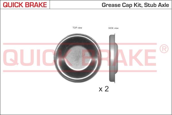 QUICK BRAKE 9826K - Vāks, Riteņa rumbas gultnis autospares.lv