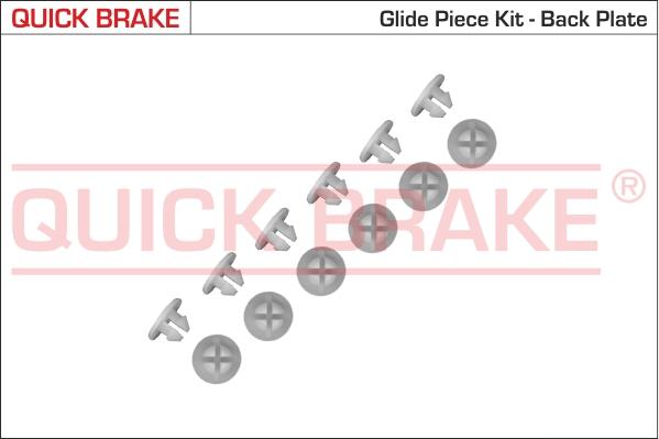 QUICK BRAKE 6859K - Piederumu komplekts, Bremžu loki autospares.lv