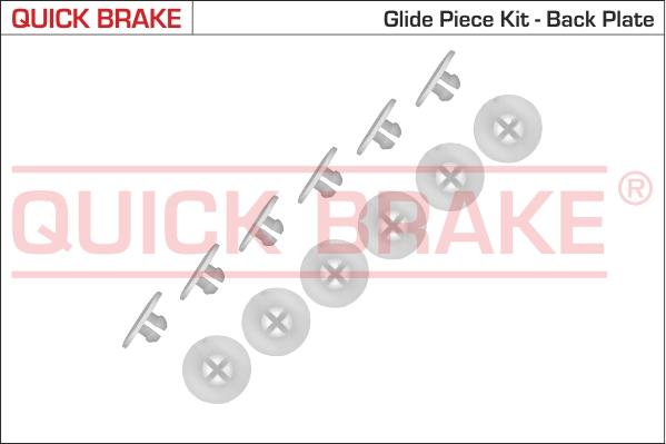 QUICK BRAKE 6858K - Piederumu komplekts, Bremžu loki autospares.lv