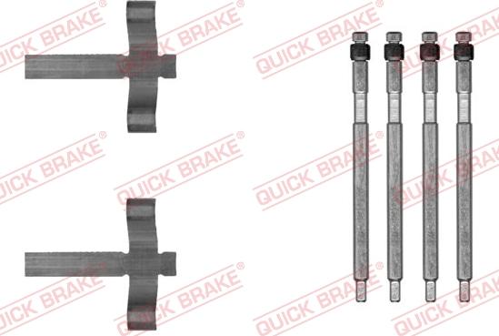 QUICK BRAKE 1090059 - Piederumu komplekts, Disku bremžu uzlikas autospares.lv