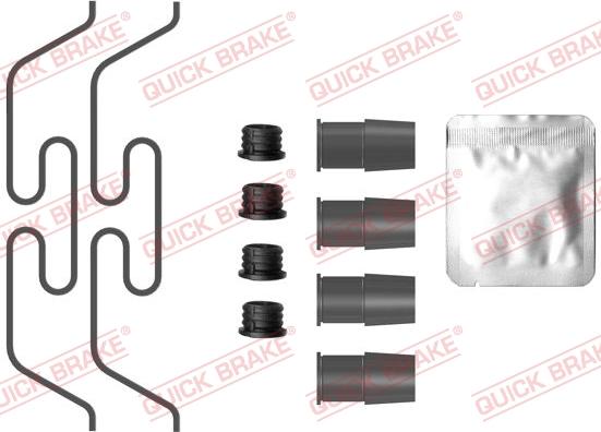 QUICK BRAKE 1090086 - Accessory Kit for disc brake Pads www.autospares.lv