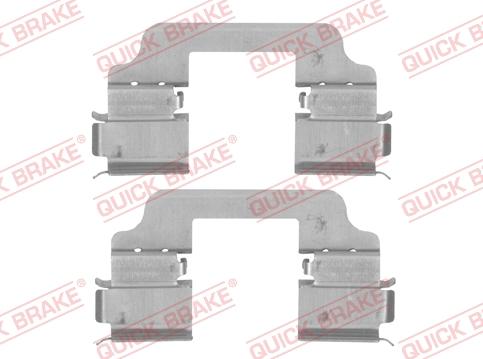 QUICK BRAKE 109-0153-1 - Piederumu komplekts, Disku bremžu uzlikas autospares.lv