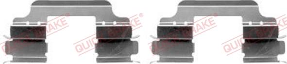 QUICK BRAKE 109-1648-1 - Accessory Kit for disc brake Pads www.autospares.lv