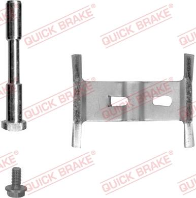 QUICK BRAKE 109-1658-1 - Piederumu komplekts, Disku bremžu uzlikas www.autospares.lv