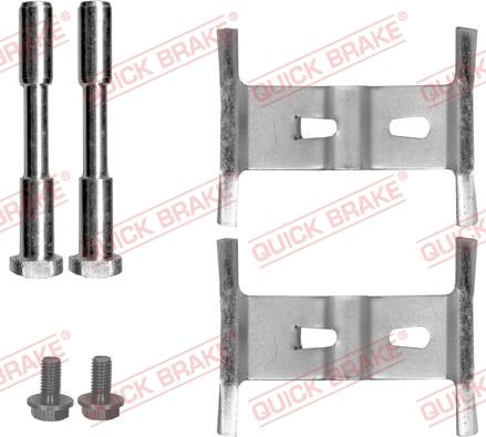 QUICK BRAKE 1091658 - Piederumu komplekts, Disku bremžu uzlikas autospares.lv