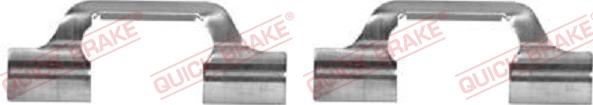 QUICK BRAKE 109-1685-1 - Accessory Kit for disc brake Pads www.autospares.lv