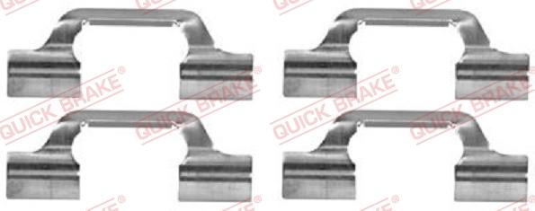 QUICK BRAKE 1091685 - Accessory Kit for disc brake Pads www.autospares.lv