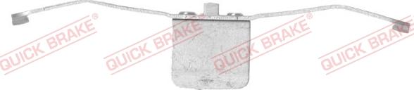 QUICK BRAKE 109-1639-1 - Комплектующие для колодок дискового тормоза www.autospares.lv