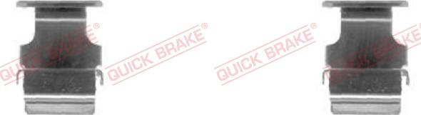 QUICK BRAKE 109-1673-1 - Accessory Kit for disc brake Pads www.autospares.lv