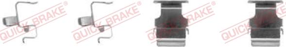 QUICK BRAKE 1091673 - Accessory Kit for disc brake Pads www.autospares.lv