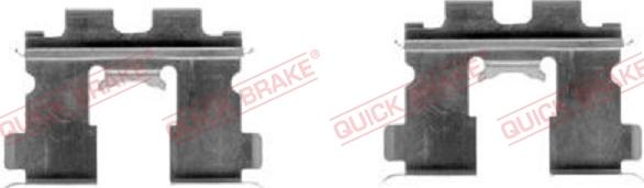 QUICK BRAKE 109-1163-1 - Piederumu komplekts, Disku bremžu uzlikas autospares.lv