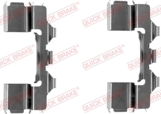 QUICK BRAKE 109-1104-1 - Piederumu komplekts, Disku bremžu uzlikas autospares.lv