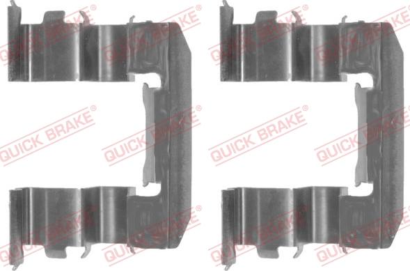 QUICK BRAKE 109-1184-1 - Piederumu komplekts, Disku bremžu uzlikas autospares.lv