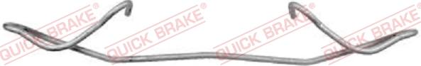 QUICK BRAKE 109-1180-1 - Piederumu komplekts, Disku bremžu uzlikas www.autospares.lv