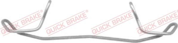 QUICK BRAKE 109-1123-1 - Комплектующие для колодок дискового тормоза www.autospares.lv