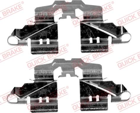 QUICK BRAKE 109-1808R-1 - Accessory Kit for disc brake Pads www.autospares.lv