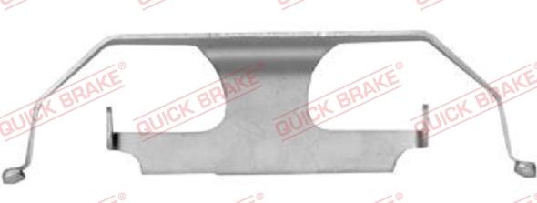 QUICK BRAKE 109-1889R-1 - Piederumu komplekts, Disku bremžu uzlikas www.autospares.lv