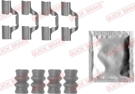 QUICK BRAKE 1091827 - Accessory Kit for disc brake Pads www.autospares.lv