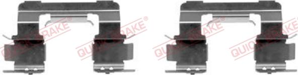 QUICK BRAKE 109-1294-1 - Piederumu komplekts, Disku bremžu uzlikas www.autospares.lv