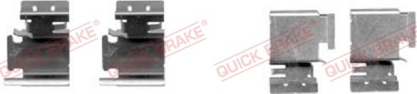 QUICK BRAKE 109-1298-1 - Комплектующие для колодок дискового тормоза www.autospares.lv