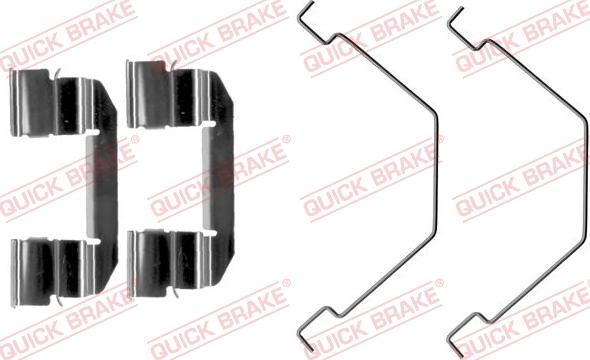 QUICK BRAKE 109-1292-1 - Accessory Kit for disc brake Pads www.autospares.lv