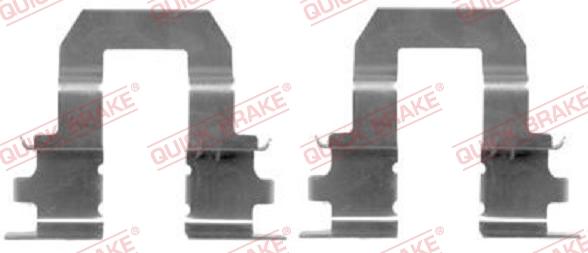 QUICK BRAKE 109-1255-1 - Accessory Kit for disc brake Pads www.autospares.lv